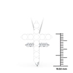 Lab-Grown Diamond Cross Pendant