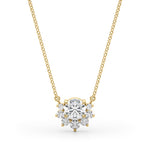Lab Grown Prong Set Fashion Necklaces