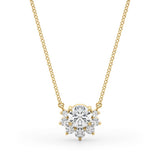 Lab Grown Prong Set Fashion Necklaces