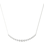 Lab-Grown Diamond Curved Bar Pendant