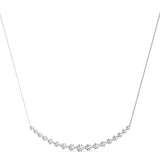 Lab-Grown Diamond Curved Bar Pendant