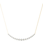 Lab-Grown Diamond Curved Bar Pendant