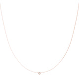 Lab-Grown Diamond Bezel Set Pendant
