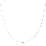 Lab-Grown Diamond Bezel Set Pendant