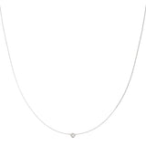 Lab-Grown Diamond Bezel Set Pendant