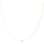Lab-Grown Diamond Bezel Set Pendant