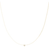 Lab-Grown Diamond Bezel Set Pendant