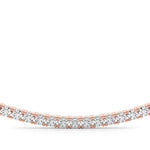 Lab-Grown Diamond Half Tennis Necklace