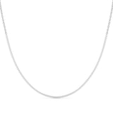 Lab-Grown Diamond Half Tennis Necklace