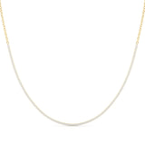Lab-Grown Diamond Half Tennis Necklace