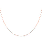Lab Grown 60039-1.40 17 PAPER CLIP NECKLACE""