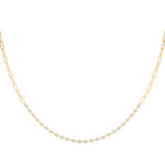 Lab Grown 60039-1.40 17 PAPER CLIP NECKLACE""