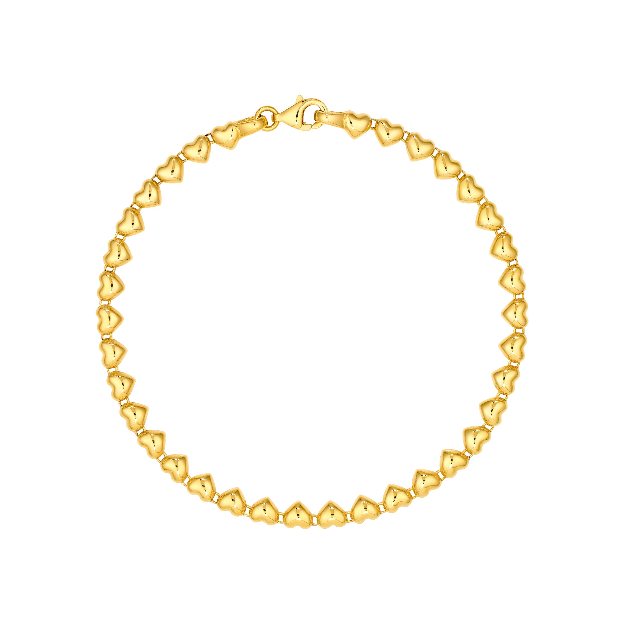4mm Puffy Heart Chain