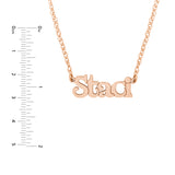7mm Typewriter 2.0 Namplate Necklace