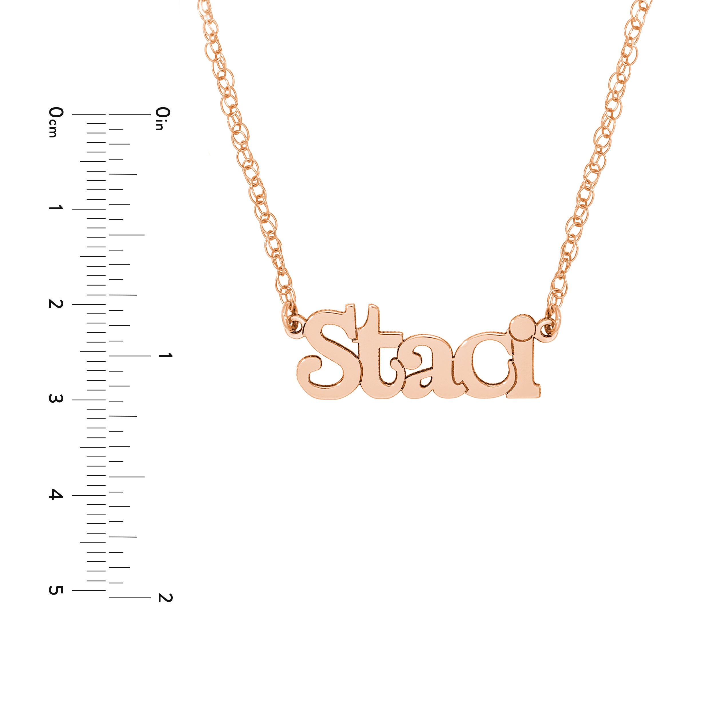 7mm Typewriter 2.0 Namplate Necklace