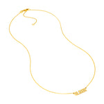 7mm Bubble 2.0 Nameplate Necklace