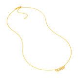 7mm Bubble 2.0 Nameplate Necklace