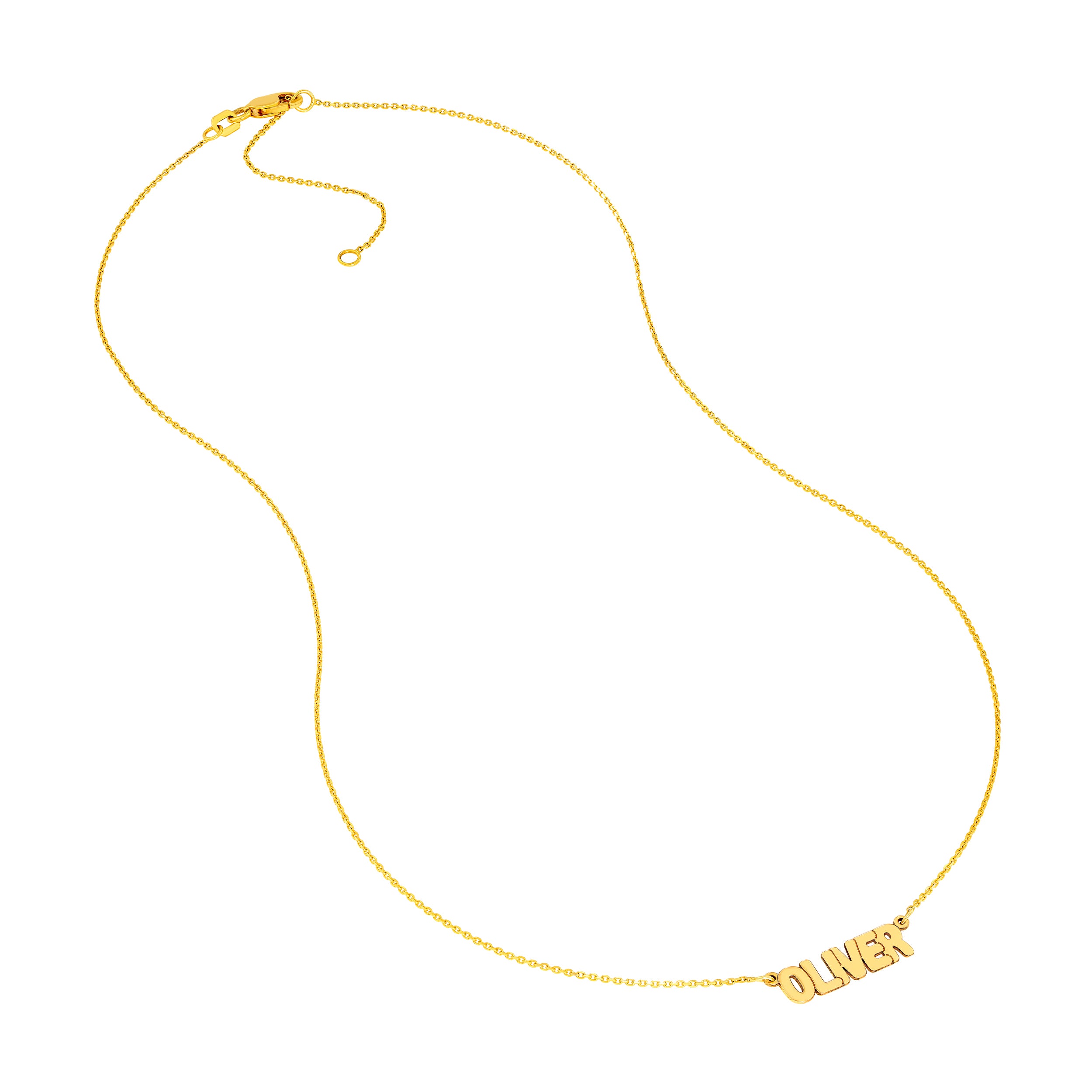 7mm Bubble 2.0 Nameplate Necklace