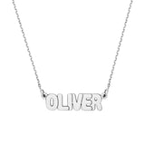 7mm Bubble 2.0 Nameplate Necklace