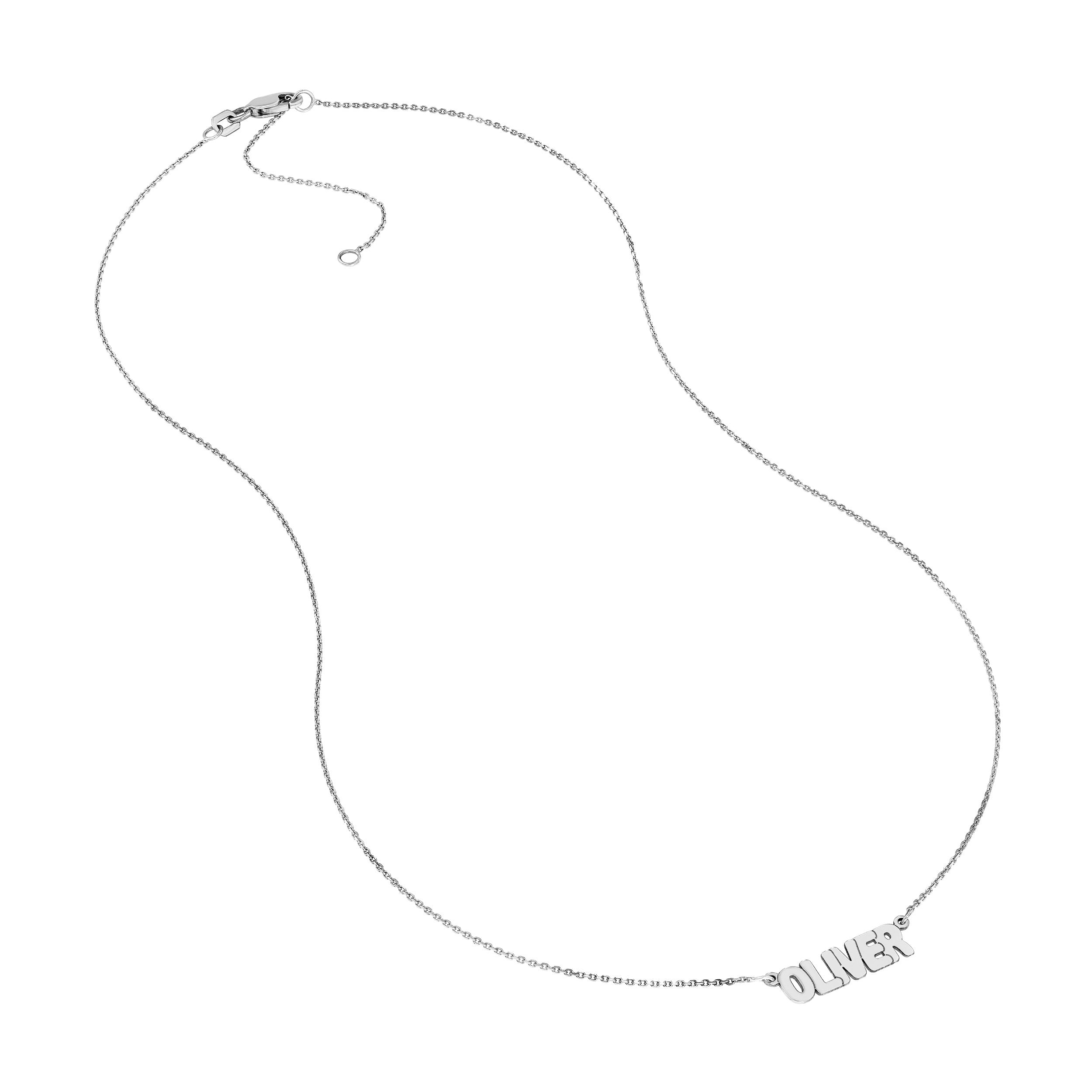 7mm Bubble 2.0 Nameplate Necklace
