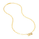 9mm Cut-Out Nameplate Necklace