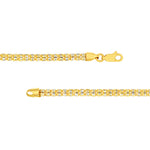 3.60mm Pave Two-Tone D/C Ice Chain