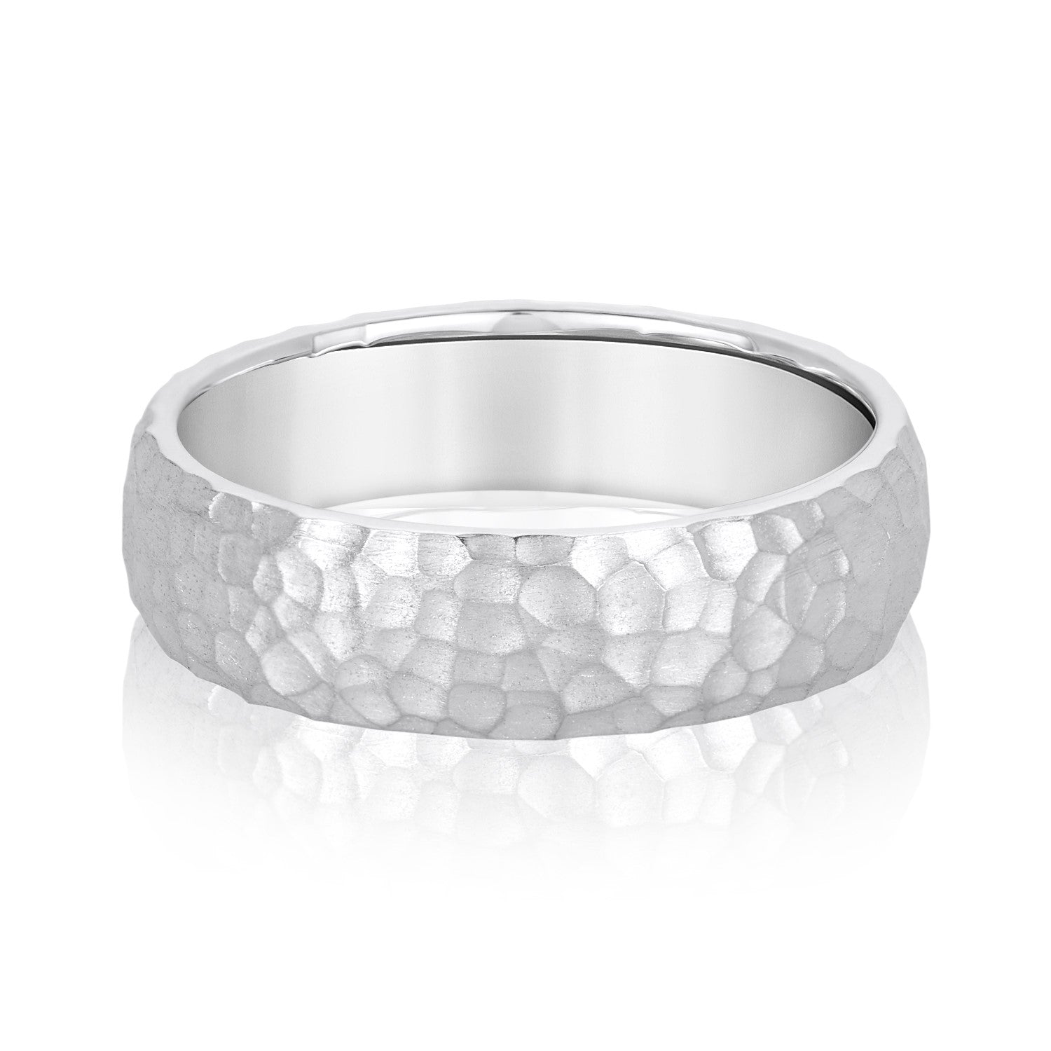 Natural Diamond 6Mm Standard Wt Mens Band