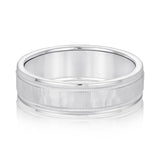 Natural Diamond 6Mm Standard Wt Mens Band