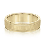 Natural Diamond 6Mm Standard Wt Mens Band