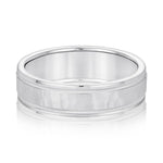 Natural Diamond 6Mm Standard Wt Mens Band
