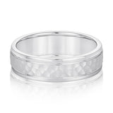 Natural Diamond 6Mm Standard Wt Mens Band