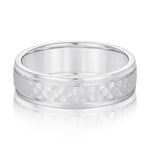 Natural Diamond 6Mm Standard Wt Mens Band
