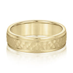 Natural Diamond 6Mm Standard Wt Mens Band