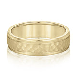 Natural Diamond 6Mm Standard Wt Mens Band