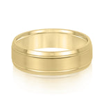 Natural Diamond 6Mm Standard Wt Mens Band