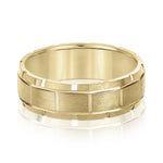 Natural Diamond 6Mm Standard Wt Mens Band