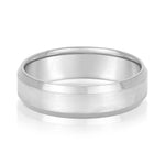 Natural Diamond 6Mm Standard Wt Mens Band