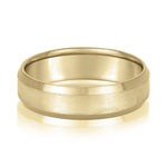 Natural Diamond 6Mm Standard Wt Mens Band