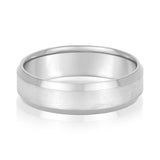 Natural Diamond 6Mm Standard Wt Mens Band