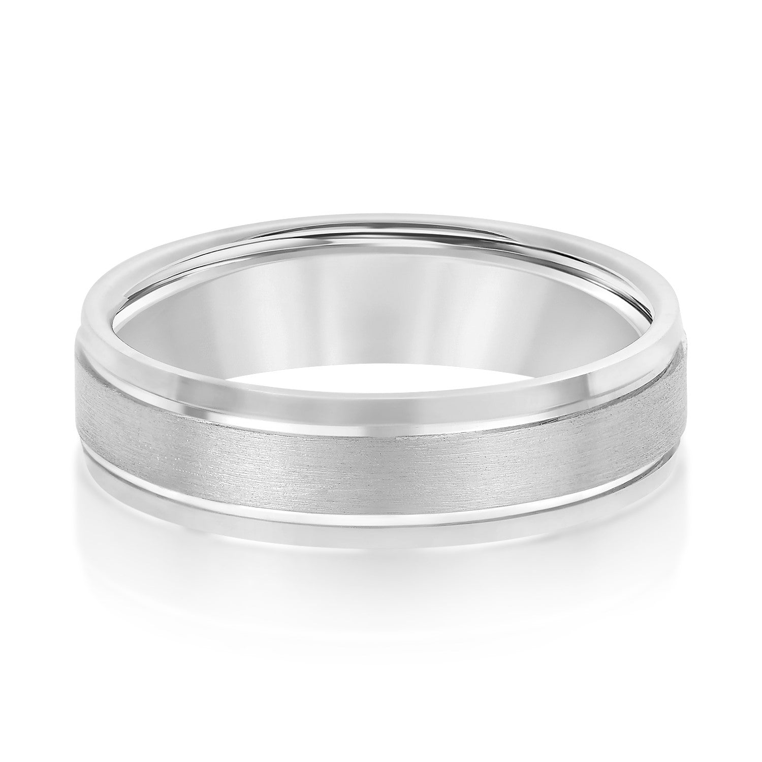 Natural Diamond 7Mm Standard Wt Mens Band