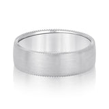Natural Diamond 6Mm Standard Wt Mens Band