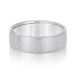 Natural Diamond 6Mm Standard Wt Mens Band