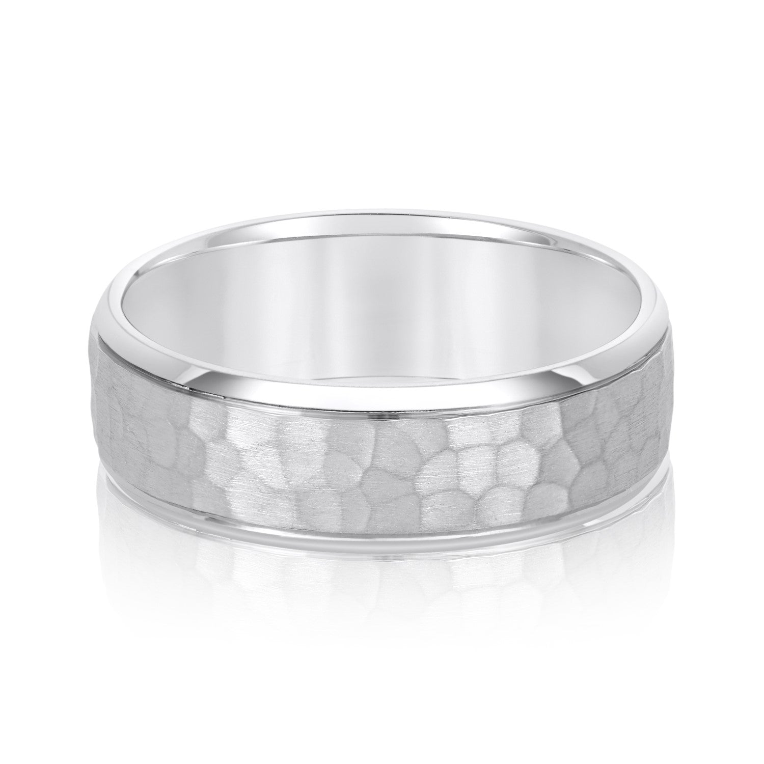 Natural Diamond 6Mm Standard Wt Mens Band