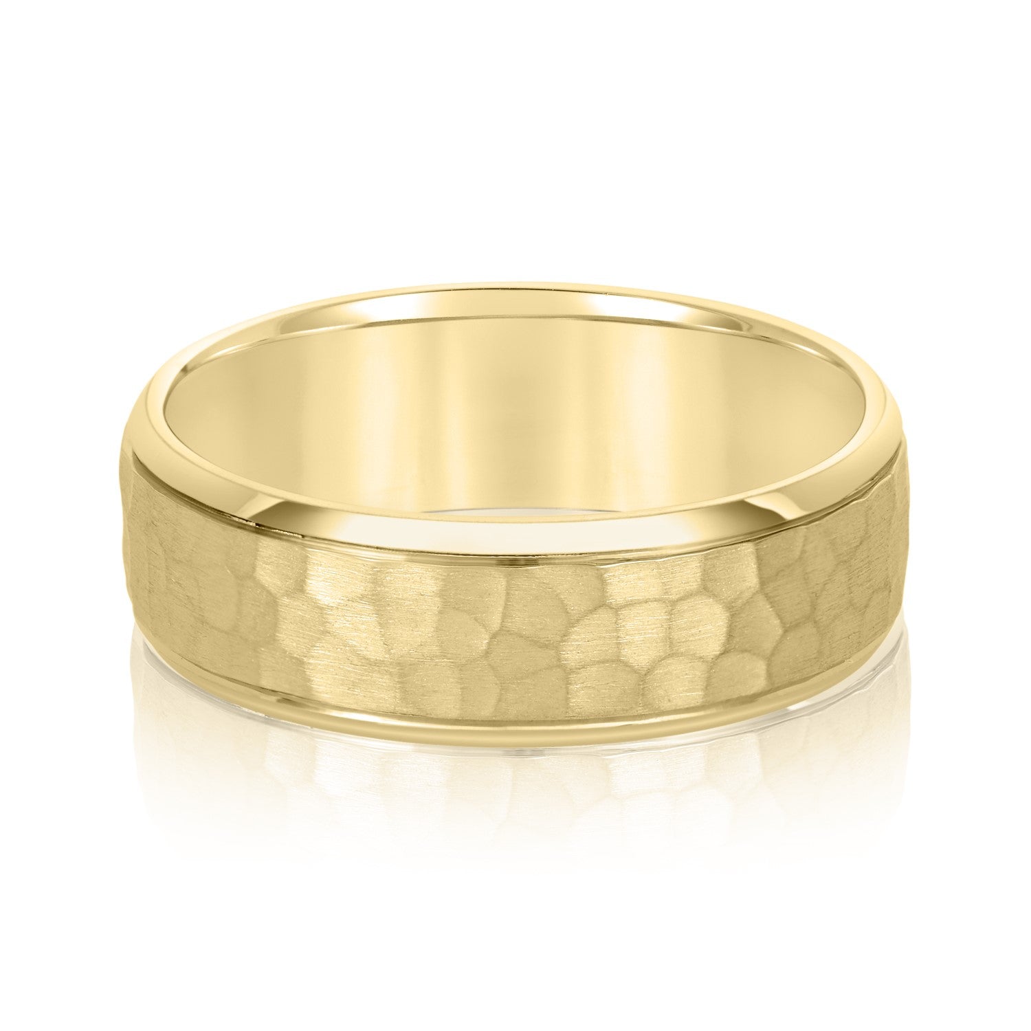 Natural Diamond 6Mm Standard Wt Mens Band