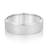 Natural Diamond 7Mm Standard Wt Mens Band