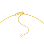 6.50mm Round Citrine Pendant Necklace
