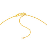 6.50mm Round Citrine Pendant Necklace