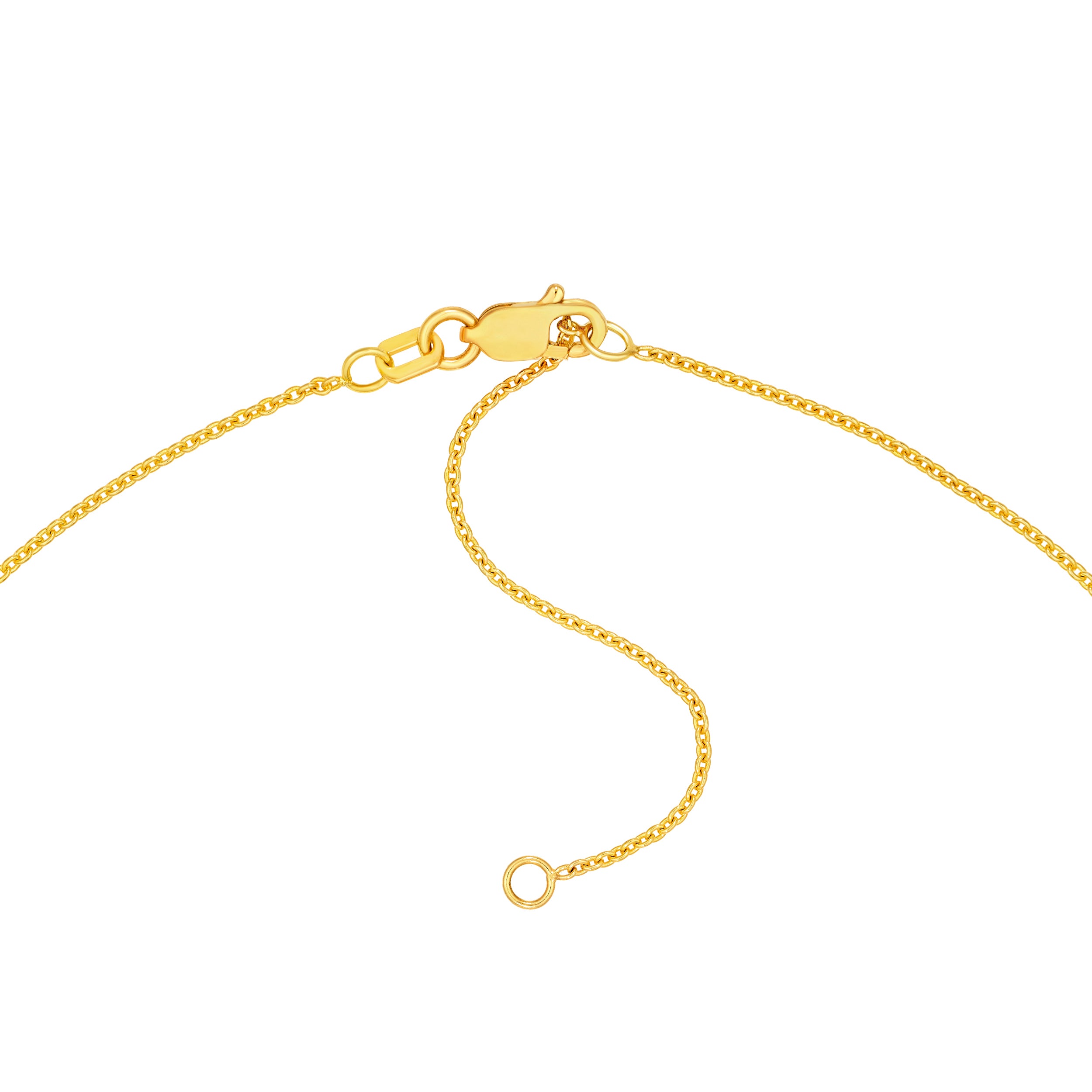 6.50mm Round Citrine Pendant Necklace
