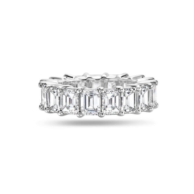 Emerald Cut Eternity Band - Image 2