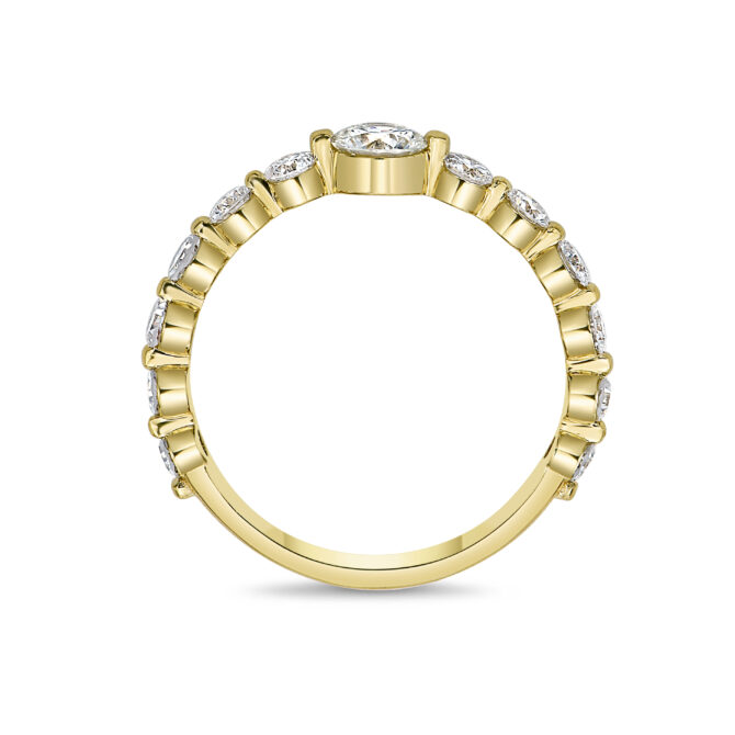 Floating Round Diamond Ring - Image 2